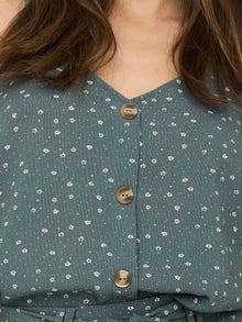 ONLY Button detailed Top -Balsam Green - 15271370