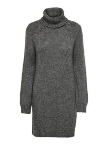 ONLY Roll Neck Knitted Dress -Smoked Pearl - 15271459