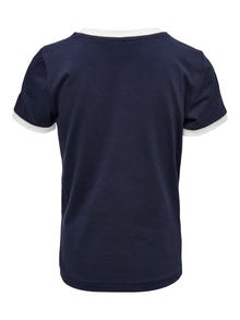 ONLY Slim Fit Round Neck T-Shirt -Night Sky - 15271471