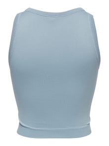 ONLY Cropped tank top -Ashley Blue - 15271533