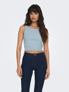 ONLY Canottiere Cropped Fit Paricollo -Ashley Blue - 15271533