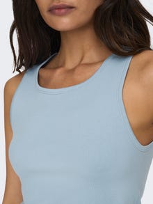 ONLY Cropped fit O-hals Tanktop -Ashley Blue - 15271533