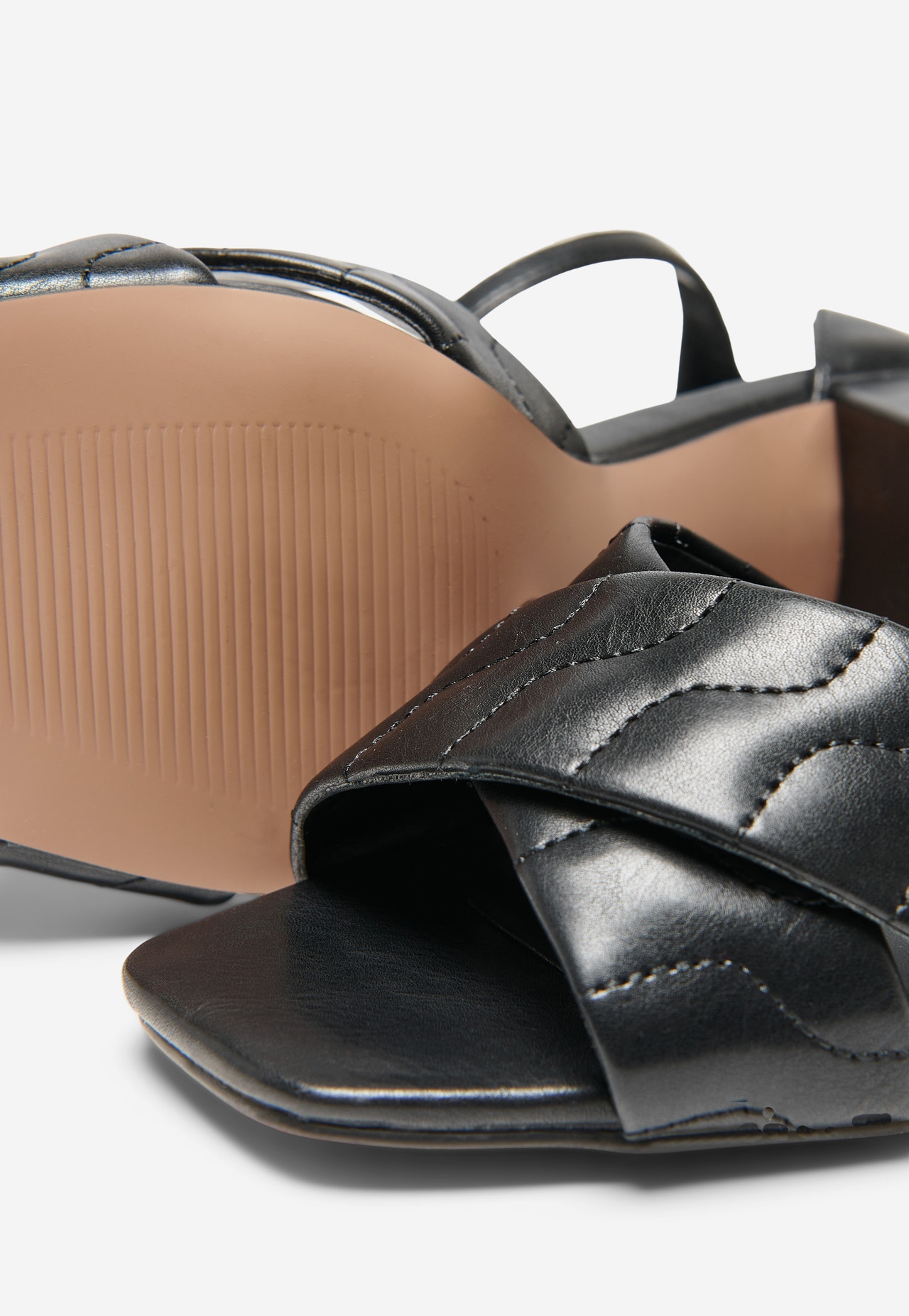 ONLY Open toe Adjustable strap Sandal -Black - 15271557