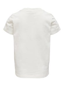 ONLY Med tryck T-shirt -Cloud Dancer - 15271579