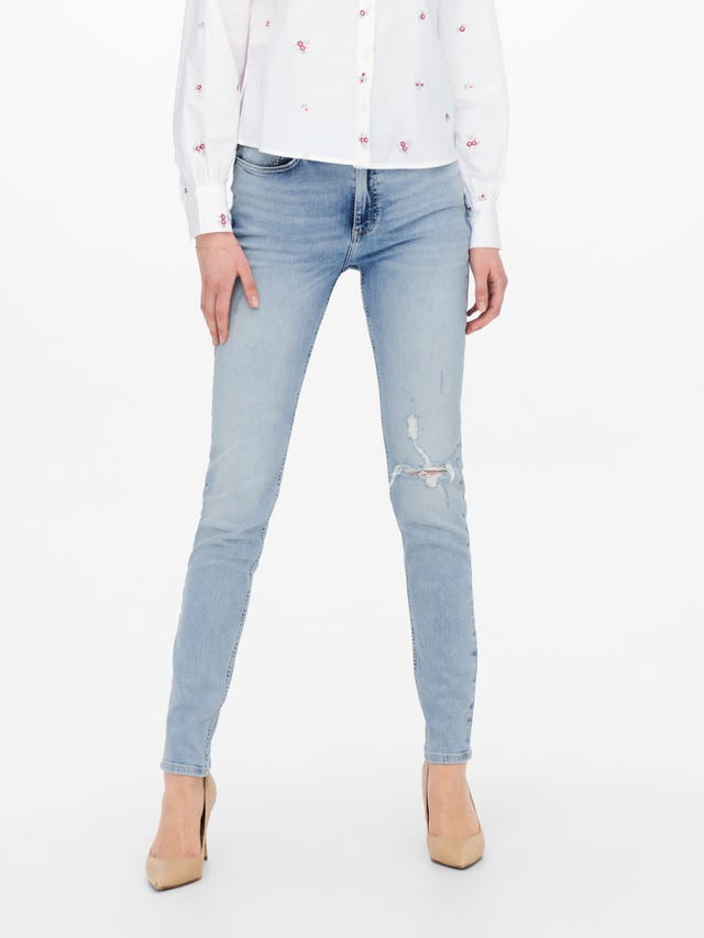 ONLY Flared Fit High waist Ripped hems Jeans - 15271616