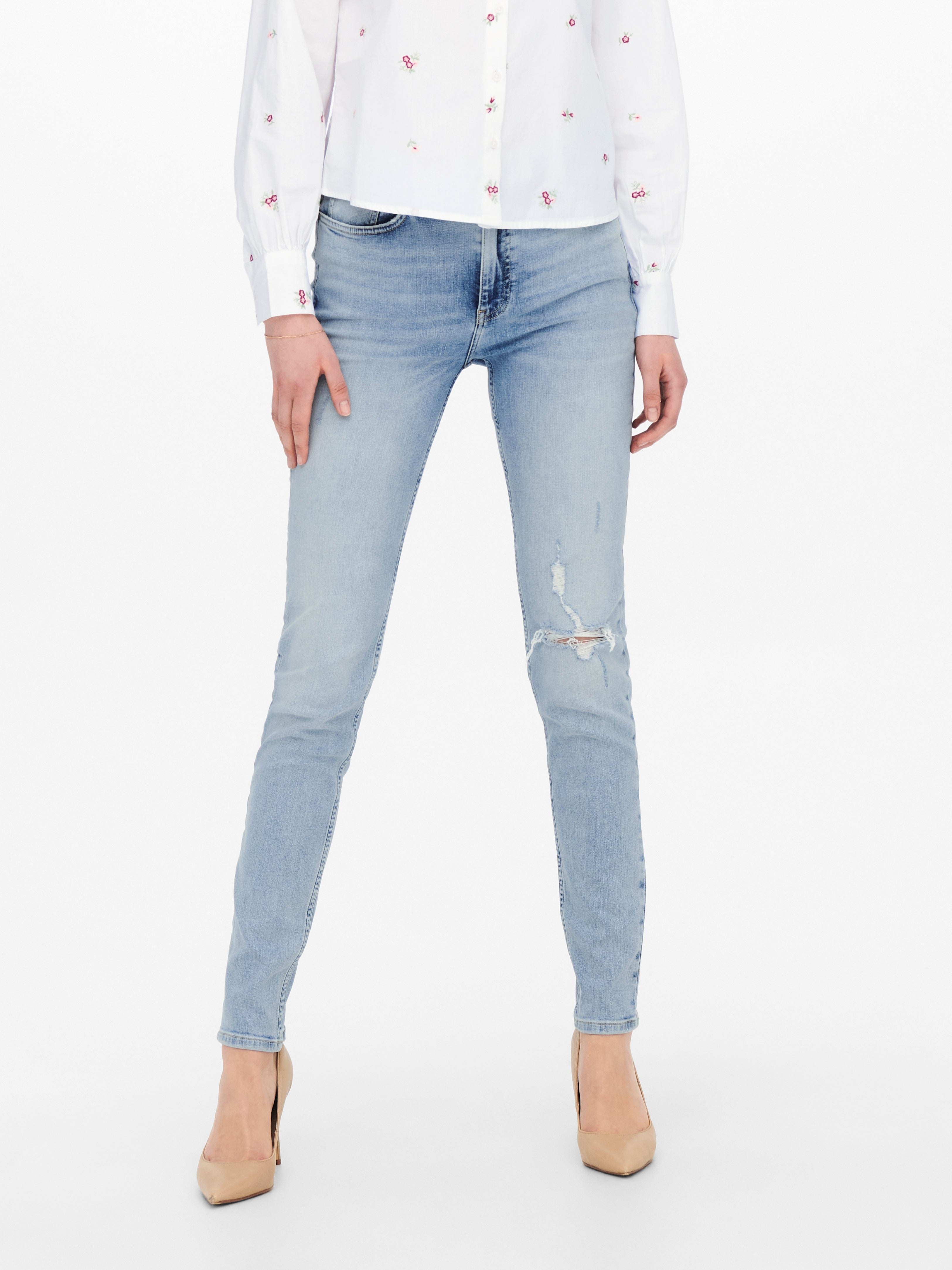 Jdyerica Hohe Taille Ausgestellt Jeans