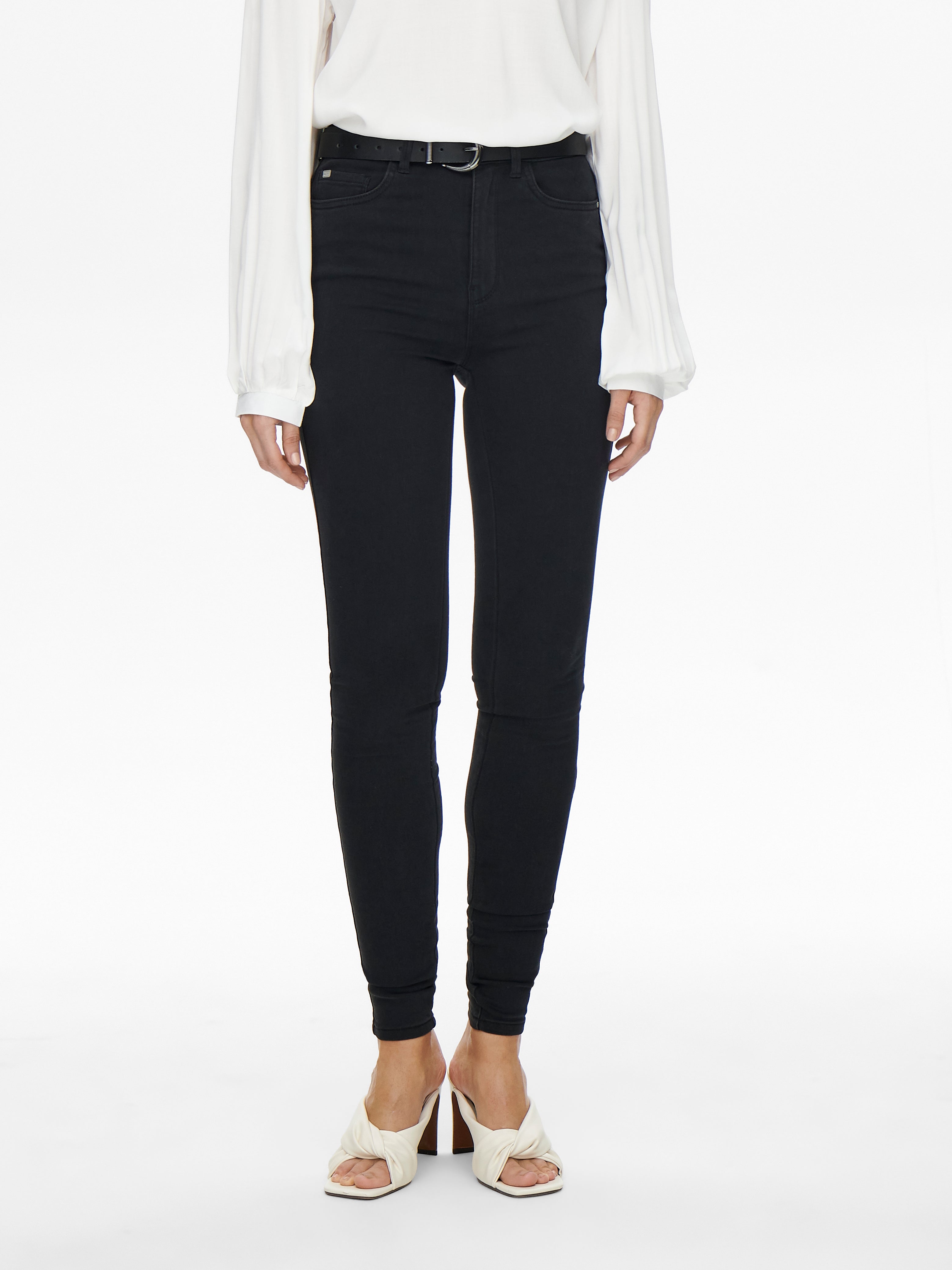 Jdy moon Hw Skinny Jeans Medbluednm Noos, blauw (medium blue denim), (L) W x 30L