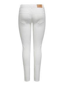 ONLY Skinny fit Regular waist Jeans -White - 15271705