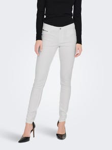 ONLY Skinny Fit Mittlere Taille Jeans -White - 15271705