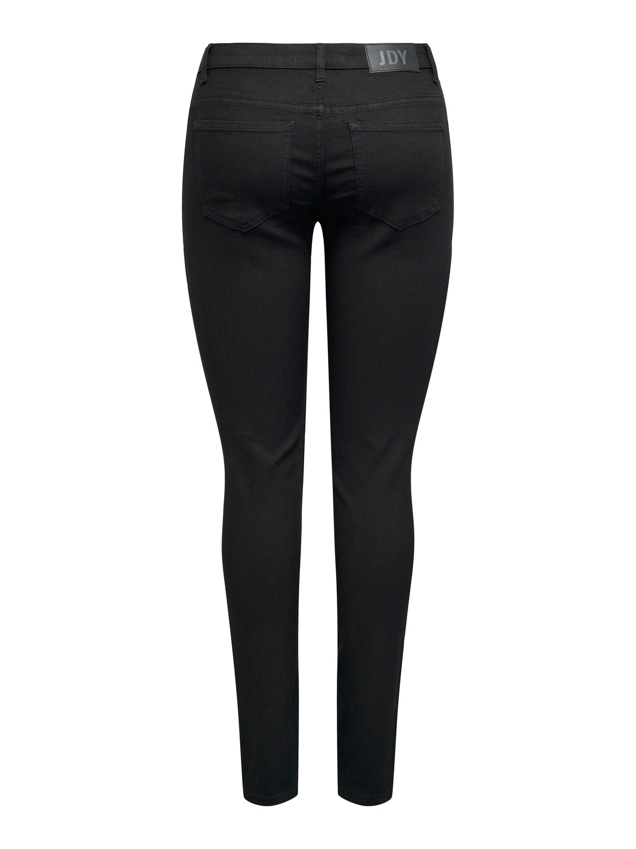 ONLY JDYTulga reg glidelås Skinny fit jeans -Black Denim - 15271705