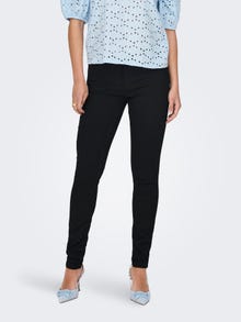 ONLY JDYTulga reg zip Skinny fit-jeans -Black Denim - 15271705