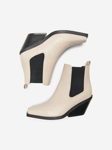 ONLY Square toe Boots -Creme - 15271718