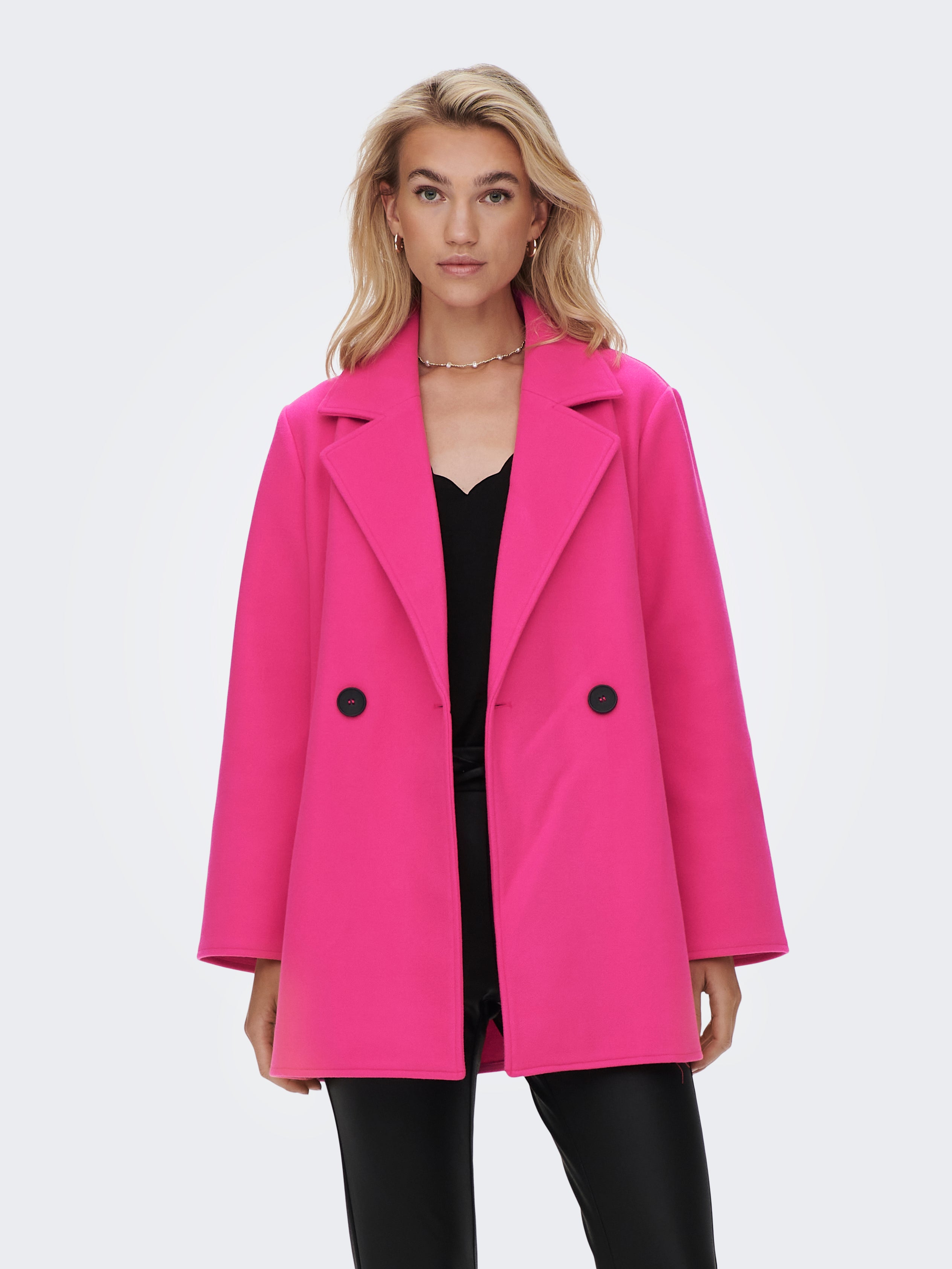 fuchsia peacoat