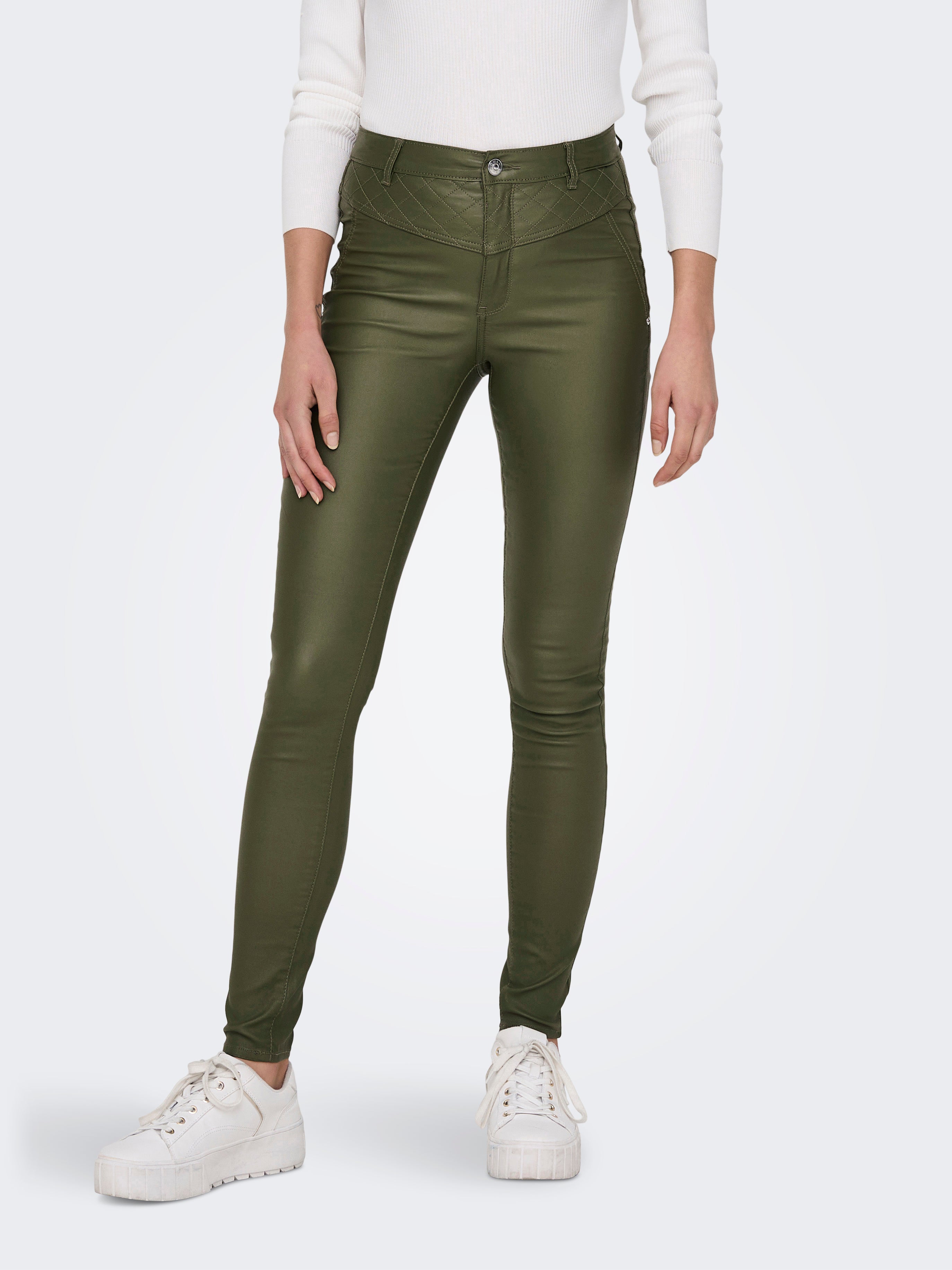 Fashion Trousers Jeggings crazy lover Jeggings green casual look 