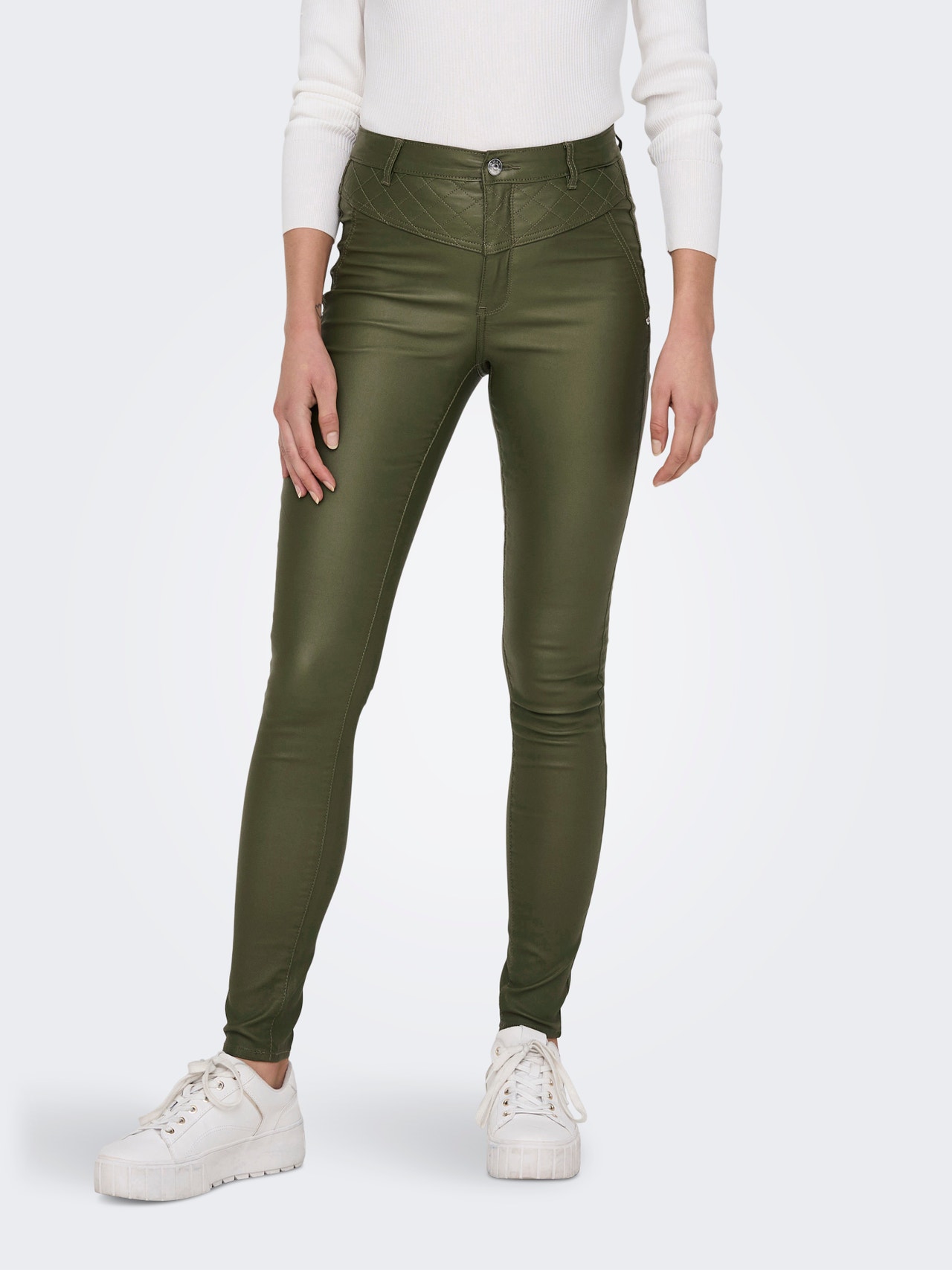 ONLY Skinny trousers with high waist -Kalamata - 15271914