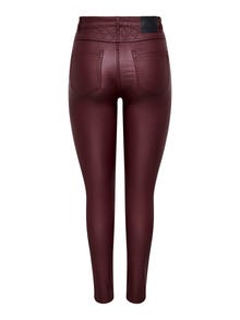 ONLY Skinny bukser med høj talje -Port Royale - 15271914