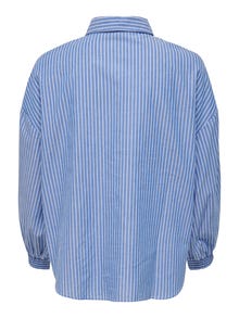 ONLY Stribet oversize skjorte  -Infinity - 15271969