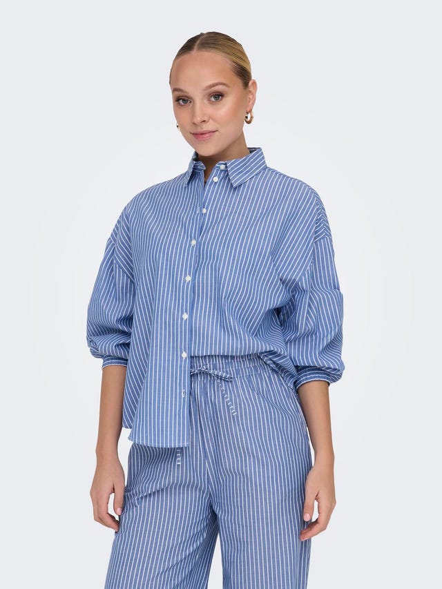 ONLY Striped oversize shirt - 15271969