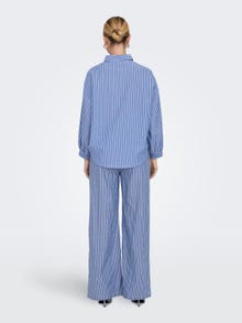 ONLY Oversized Fit Skjortekrage Elastiske mansjetter Lave skuldre Skjorte -Infinity - 15271969