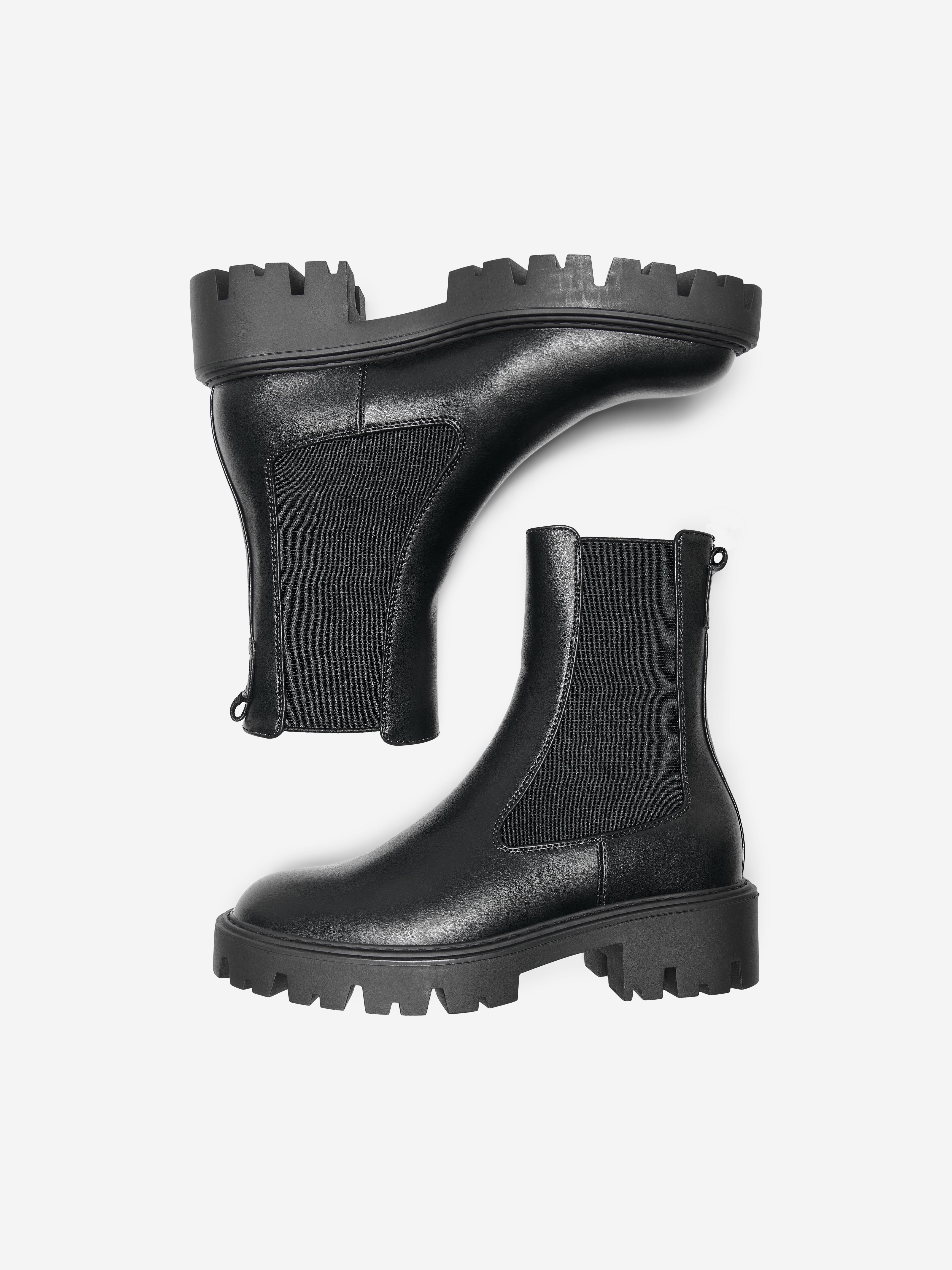 Faux leather Boots Black ONLY®