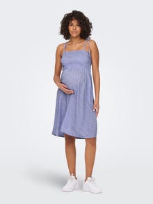 ONLY Regular Fit Square neck Maternity Thin straps Short dress -Sweet Lavender - 15272103