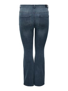ONLY Ausgestellt Curve Jeans -Blue Black Denim - 15272132