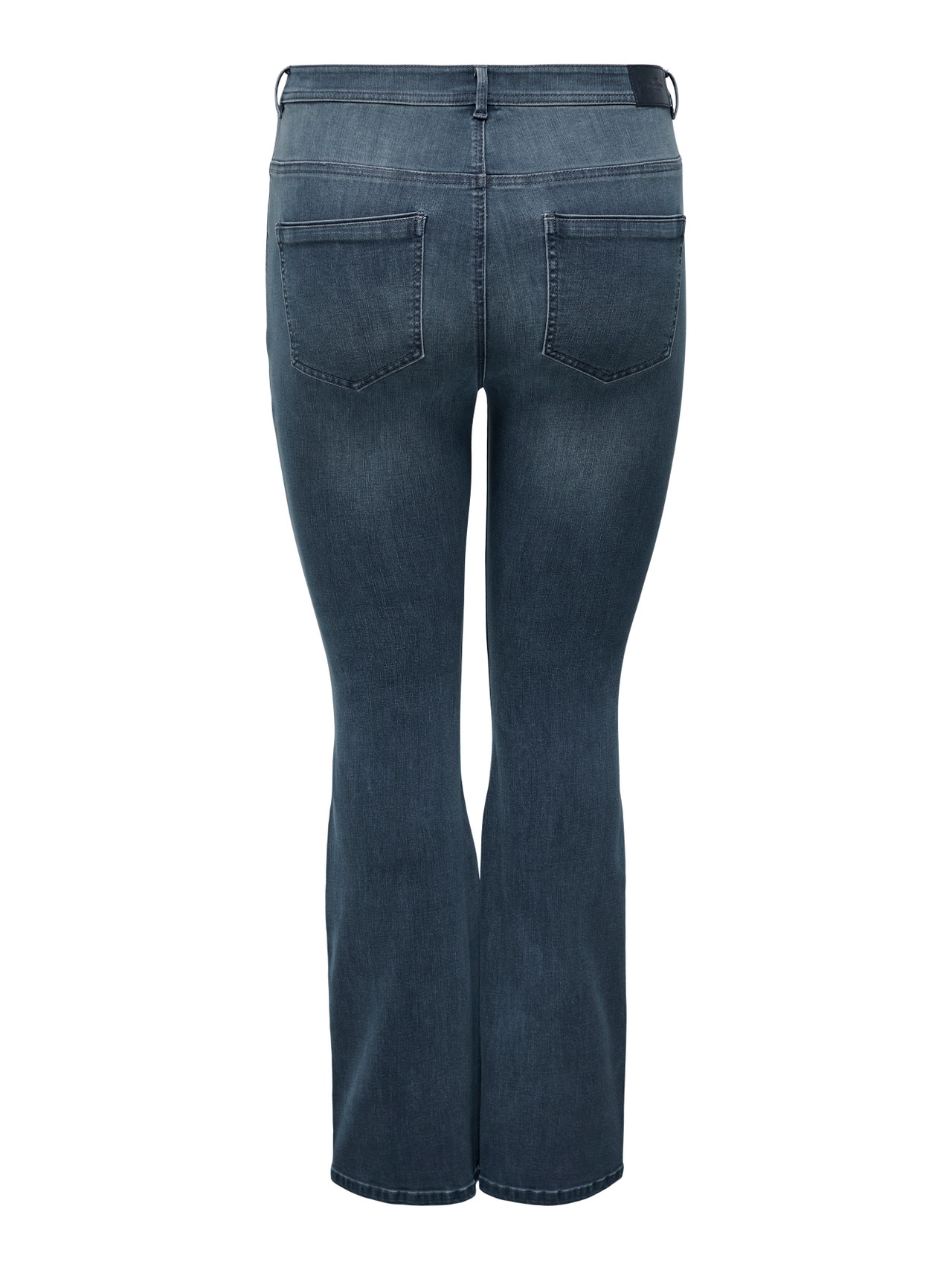 ONLY Flared fit Curve Jeans -Blue Black Denim - 15272132
