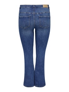 ONLY Curvy CARSally hw skinny Flared Jeans -Medium Blue Denim - 15272141
