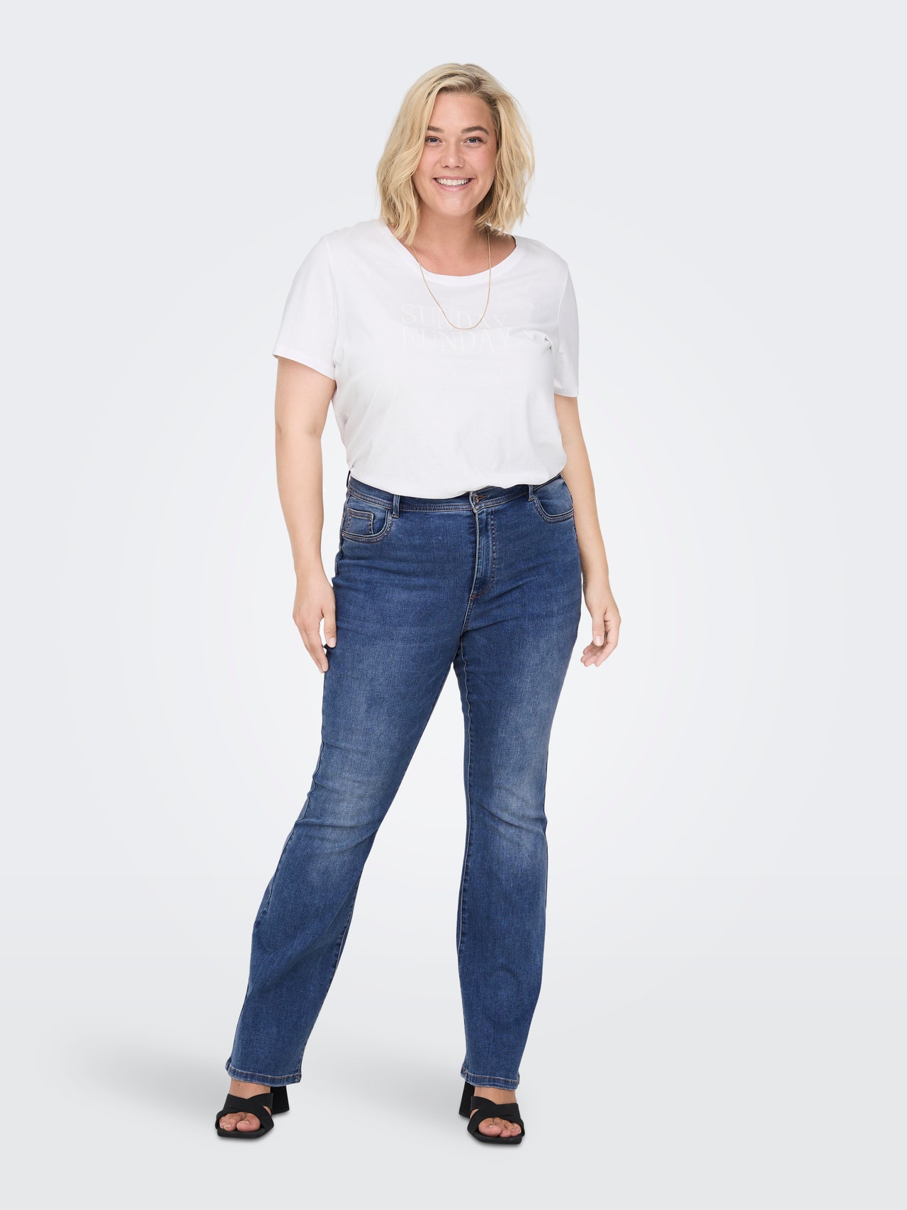 ONLY Skinny Fit Jeans -Medium Blue Denim - 15272141