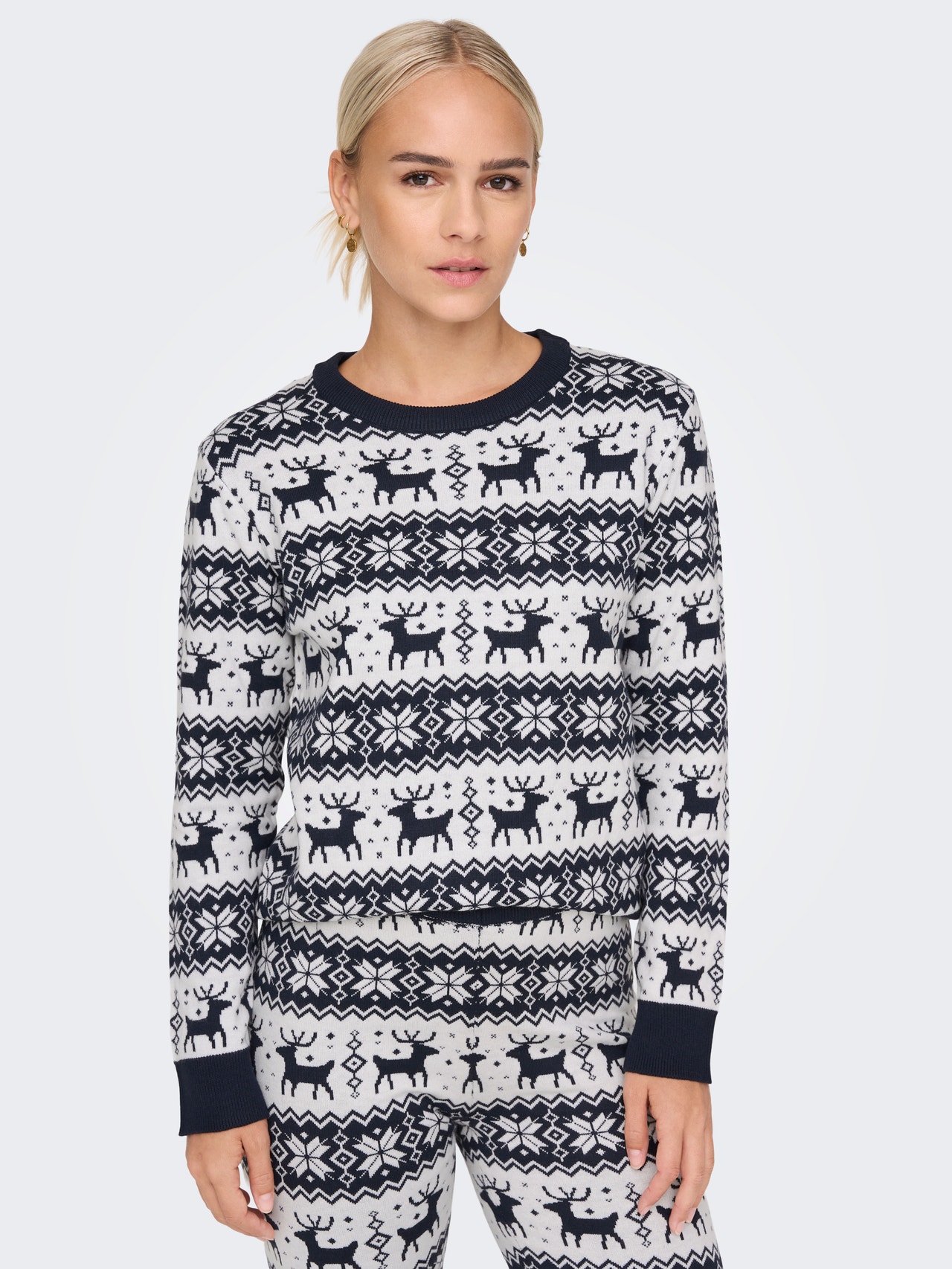 ONLY O-hals Pullover -Night Sky - 15272148