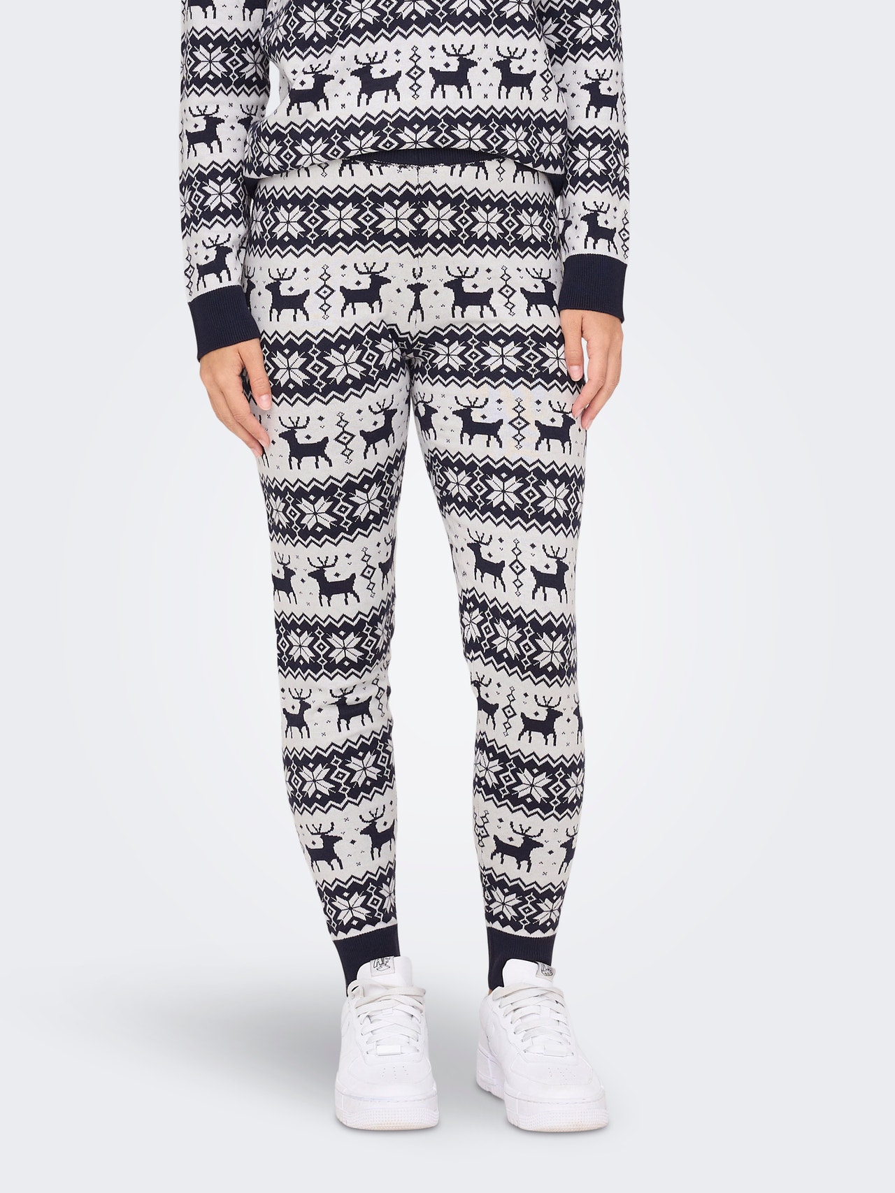 ONLY Knitted X-mas Trousers -Night Sky - 15272160