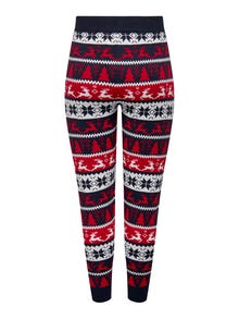 ONLY Leggings with christmas pattern -Night Sky - 15272171