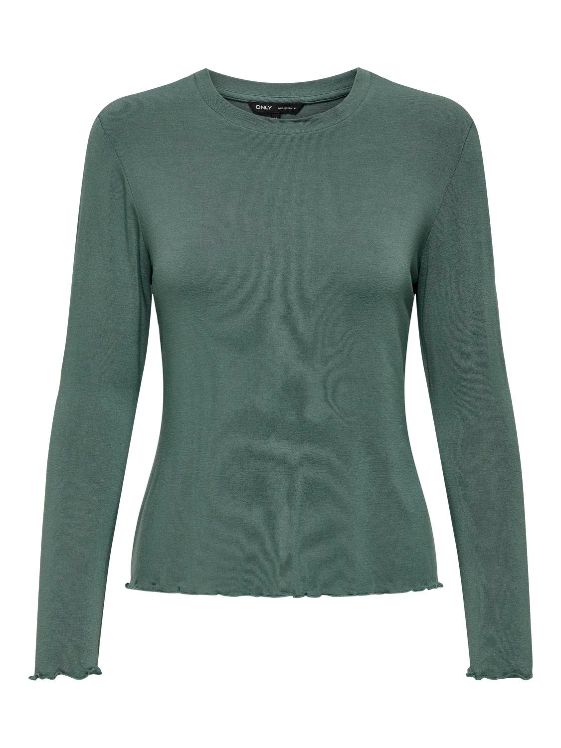 ONLY Wave edge top -Balsam Green - 15272215