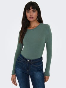 ONLY Tops Regular Fit Col rond -Balsam Green - 15272215