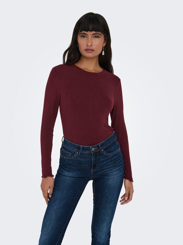 ONLY Tops Regular Fit Col rond - 15272215