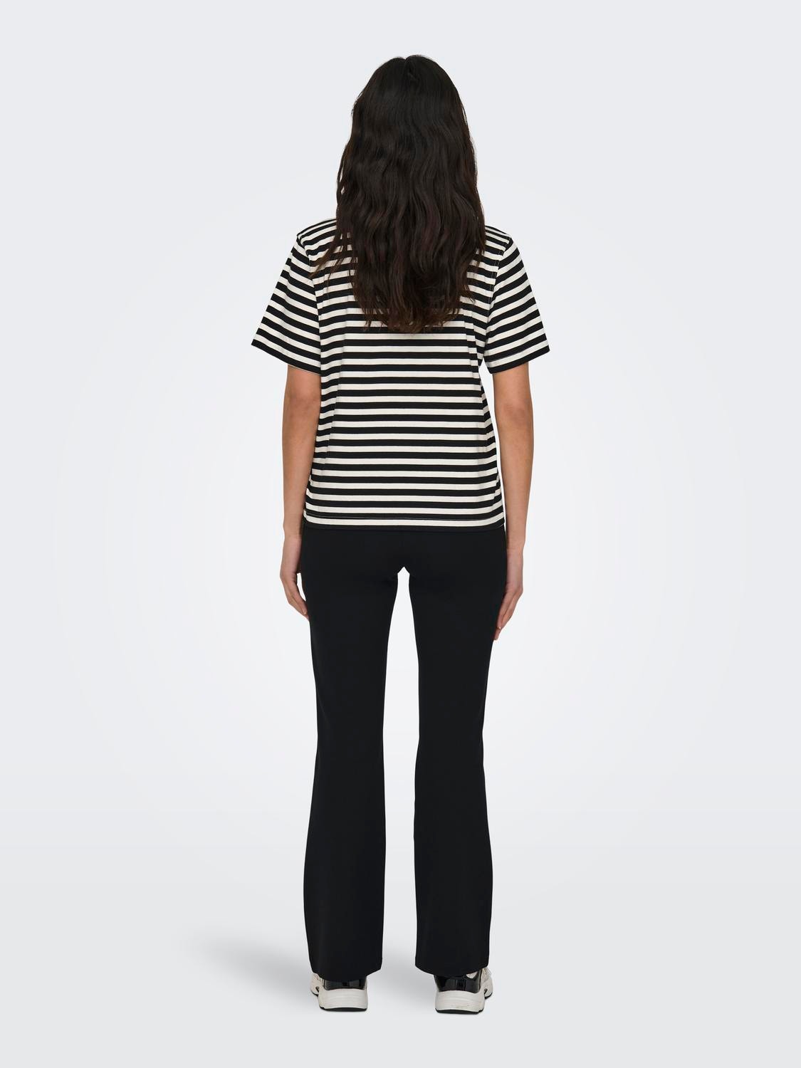 ONLY Striped t-shirt -Cloud Dancer - 15272227