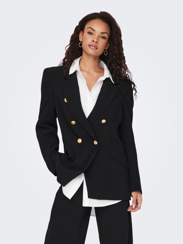 ONLY Blazers Regular Fit Col à revers - 15272255