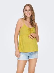 ONLY Mama sleeveless top -Cream Gold - 15272310