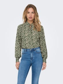 ONLY Relaxed Fit O-Neck Top -Duck Green - 15272328