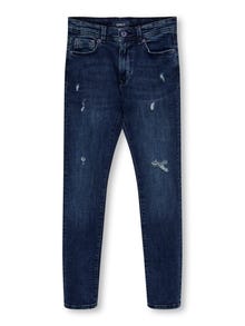 ONLY Avsmalnande passform Jeans -Blue Black Denim - 15272349