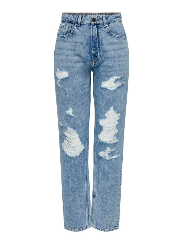 ONLY Mom Fit High waist Jeans - 15272365