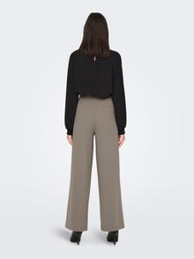 ONLY Wide Trousers -Driftwood - 15272394