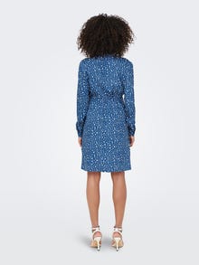 ONLY Regular fit V-Hals Zwangerschap Korte jurk -Dark Blue - 15272439