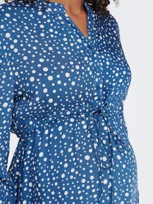 ONLY Regular Fit V-Neck Maternity Short dress -Dark Blue - 15272439