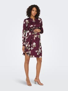 ONLY Mama long sleeved Dress -Winetasting - 15272440