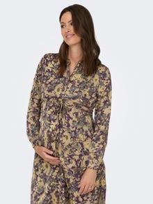 ONLY Normal geschnitten V-Ausschnitt Maternity Kurzes Kleid -Amphora - 15272440