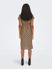 ONLY Mama short sleeved Shirt dress -Tannin - 15272448