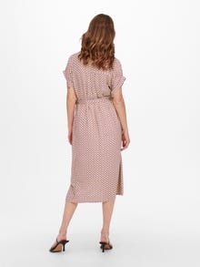 ONLY Mama short sleeved Shirt dress -Dawn Pink - 15272455