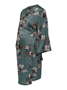 ONLY 3/4-ärmad kimono Klänning -Balsam Green - 15272459