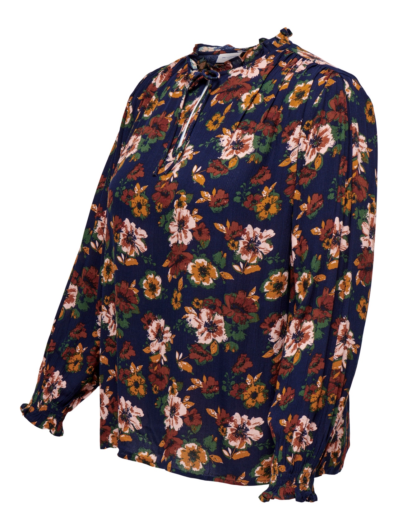 Curvy Flower Long Sleeved Top with 30% discount!
